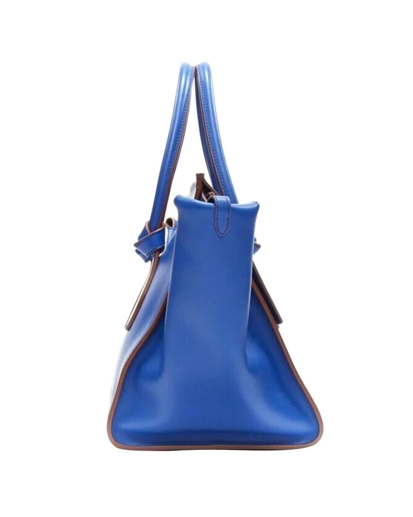 商品[二手商品] Celine|new OLD CELINE Phoebe Philo Knot cobalt blue calf large shopper tote bag,价格¥15713,第3张图片详细描述