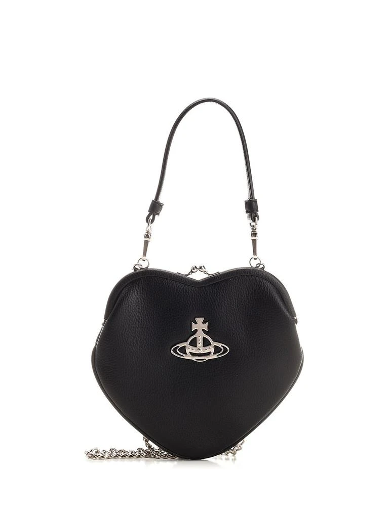 商品Vivienne Westwood|Vivienne Westwood Belle Orb-Plaque Chained Clutch Bag,价格¥1717,第1张图片