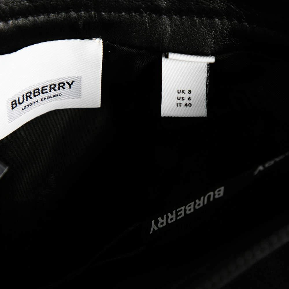 商品[二手商品] Burberry|Burberry Black Leather Step Through Pencil Skirt S,价格¥4189,第4张图片详细描述