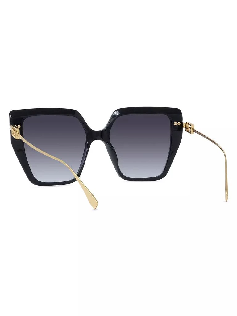 商品Fendi|55MM Logo Butterfly Sunglasses,价格¥3313,第5张图片详细描述