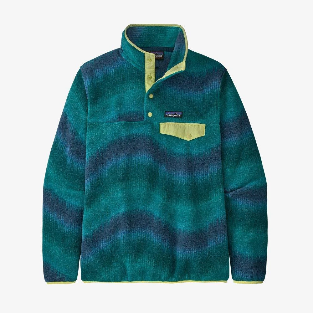 商品Patagonia|Jersey W's Lightweight Synchilla® Snap-T® Fleece - Aurora: Dark Borealis Green,价格¥1121,第1张图片