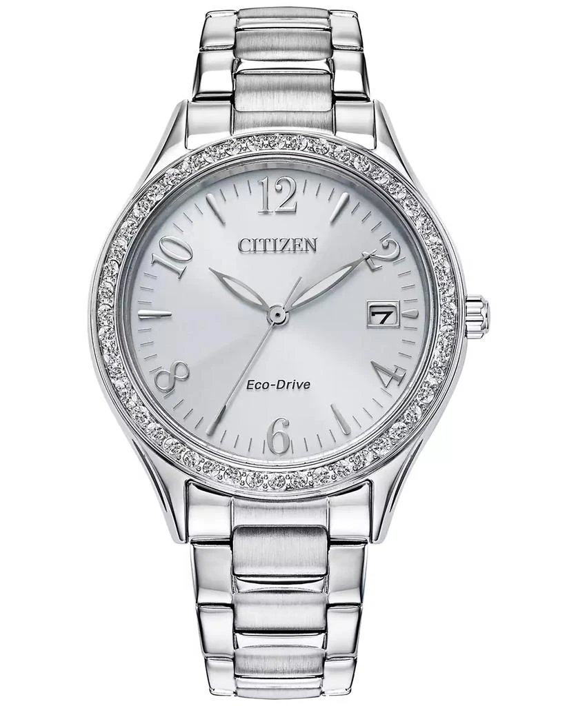 商品Citizen|Women's Eco Drive Classic Stainless Steel Bracelet Watch 34mm,价格¥1105,第1张图片