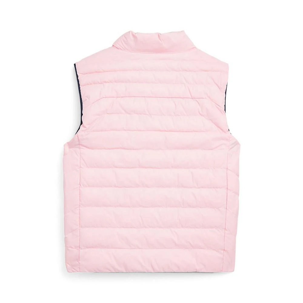 商品Ralph Lauren|Toddler and Little Unisex Reversible Quilted Vest,价格¥947,第2张图片详细描述