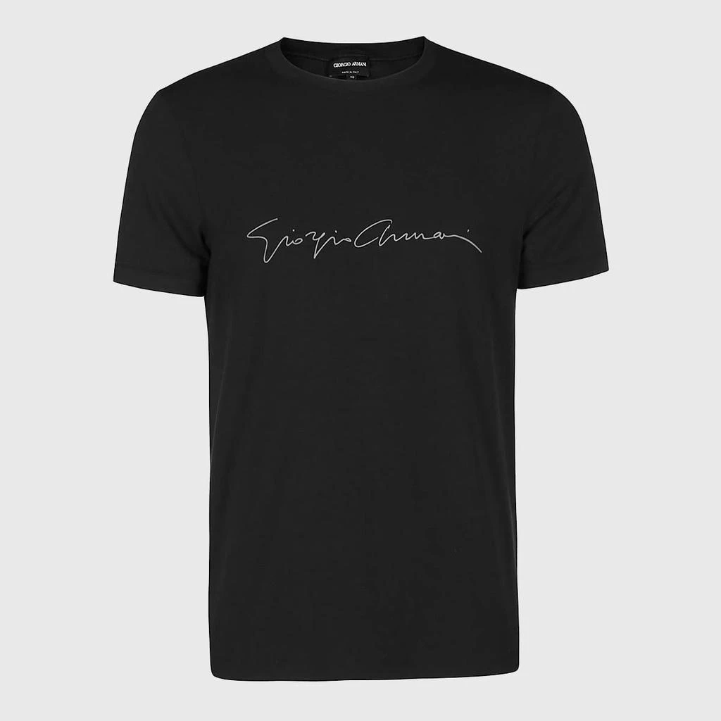 商品Giorgio Armani|Giorgio Armani Black T-Shirt,价格¥1549,第1张图片