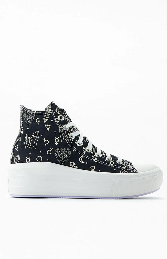 商品Converse|Chuck Taylor All Star Move Crystal High Top Sneakers,价格¥415,第2张图片详细描述