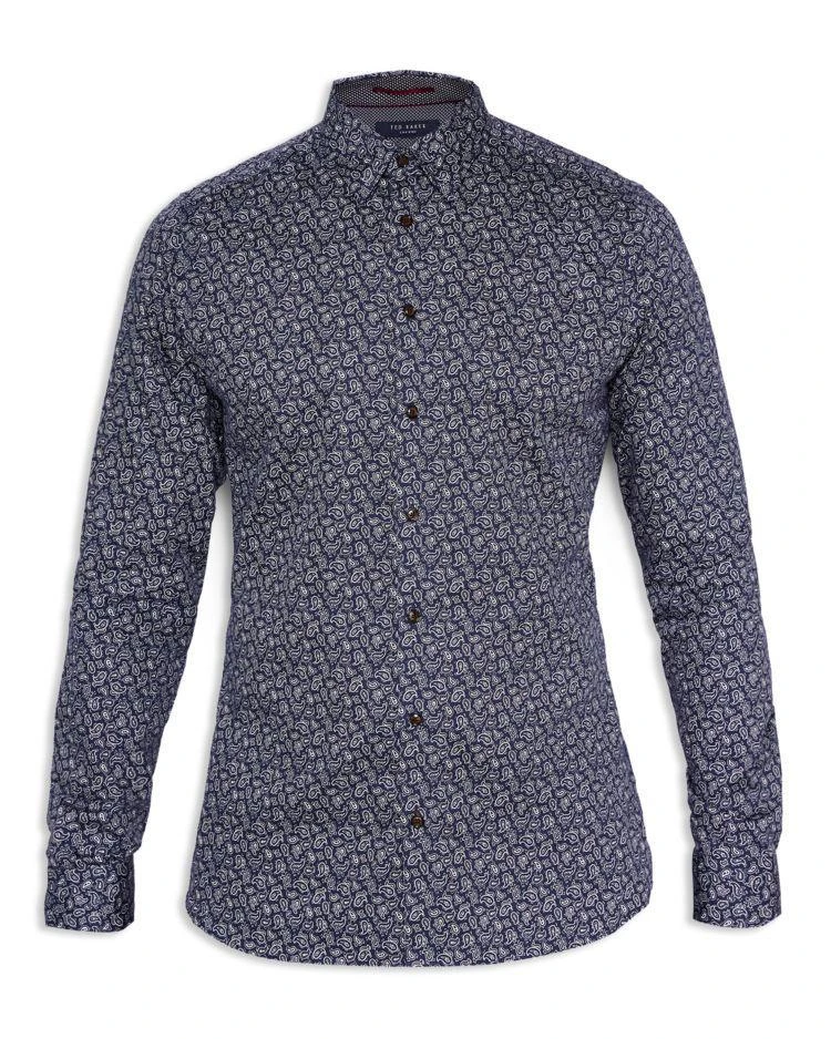 商品Ted Baker London|Ted Baker Lysee Paisley Regular Fit Button-Down Shirt,价格¥689,第4张图片详细描述