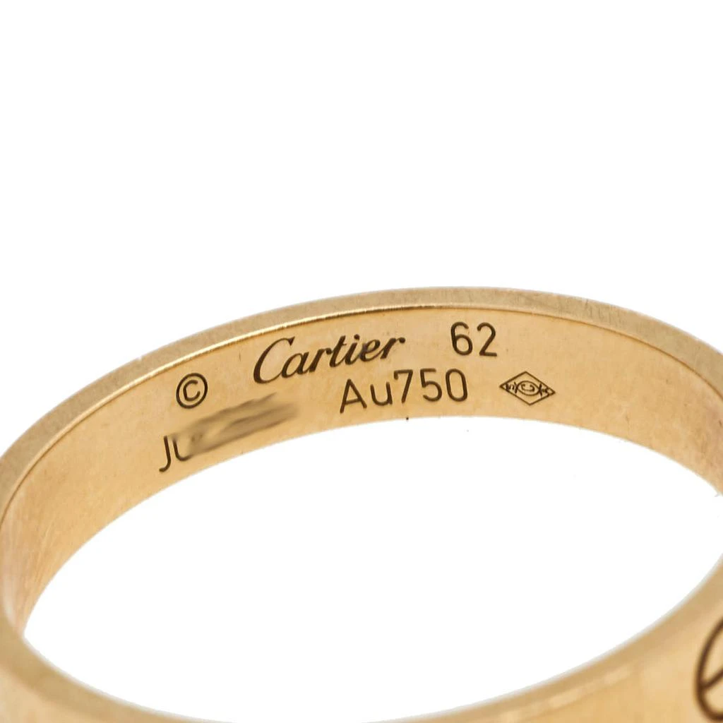 Cartier Love 18K Yellow Gold Narrow Wedding Band Ring Size 62 商品