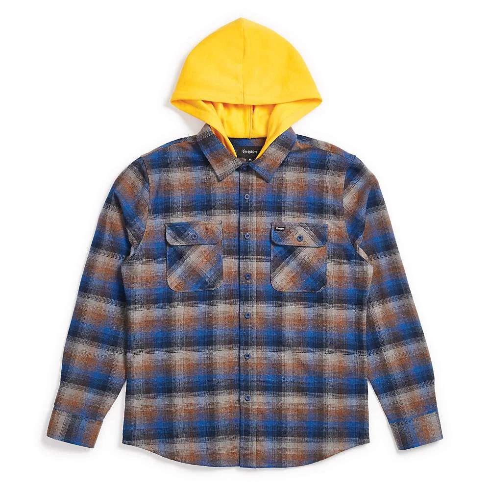 商品Brixton|Brixton Men's Bowery Hood LS Flannel,价格¥224,第1张图片