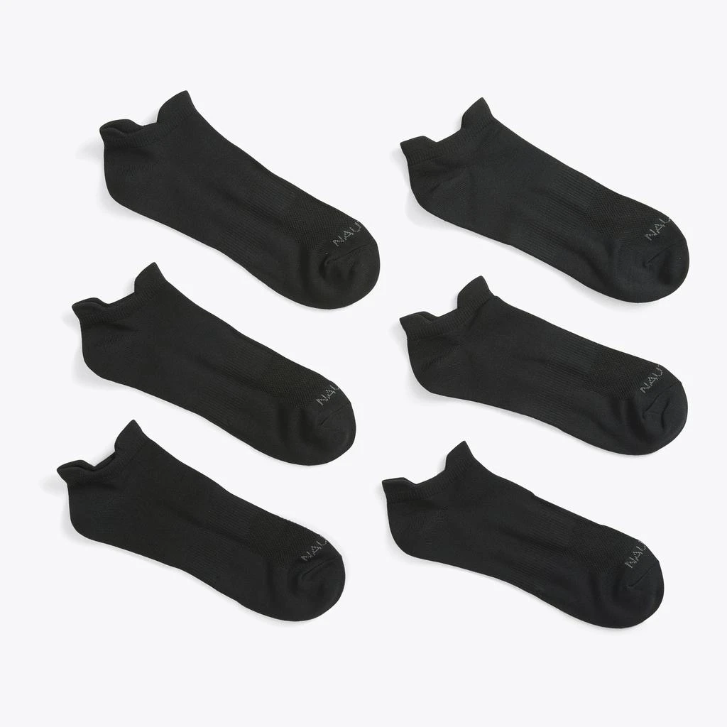 商品Nautica|Nautica Mens Athletic Low-Cut Microfiber Socks, 6-Pack,价格¥71,第1张图片