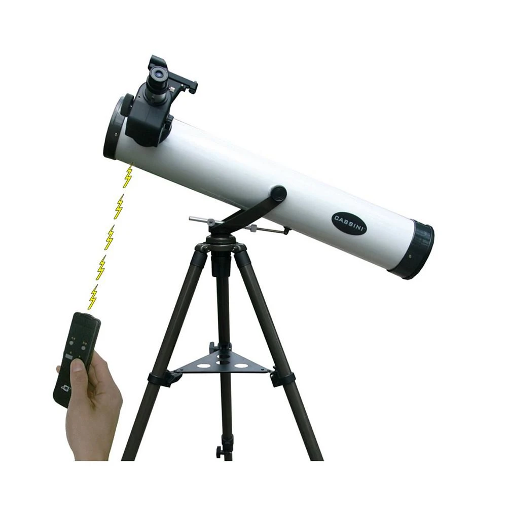商品Cosmo Brands|Cassini 800mm X 80mm Astronomical Tracker Reflector Telescope with Electronic Remote Focus,价格¥2542,第2张图片详细描述