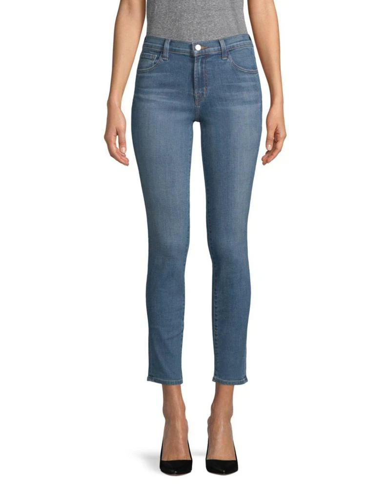 商品J Brand|811 Mid-Rise Medium Wash Skinny,价格¥1692,第1张图片