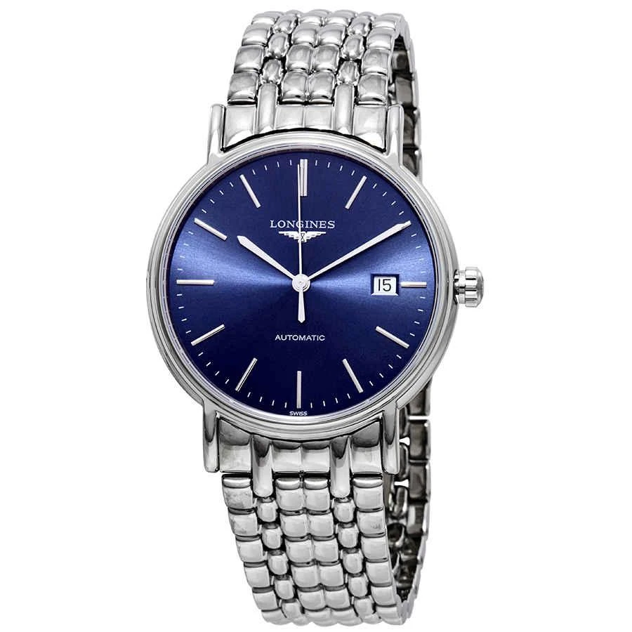 商品Longines|浪琴Presence蓝色表盘男士机械手表L4.921.4.92.6,价格¥7623,第1张图片