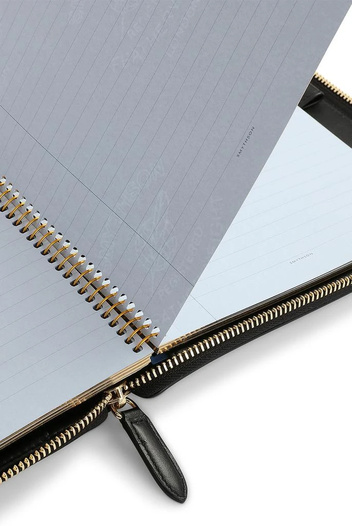 商品SMYTHSON|A5 writing folder with zip in panama,价格¥4905,第3张图片详细描述