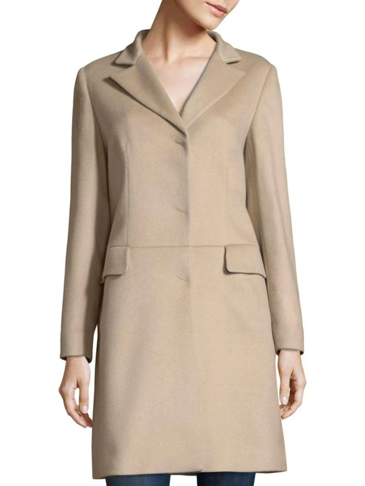 商品Cinzia Rocca|Sand Cashmere Coat,价格¥3344,第1张图片