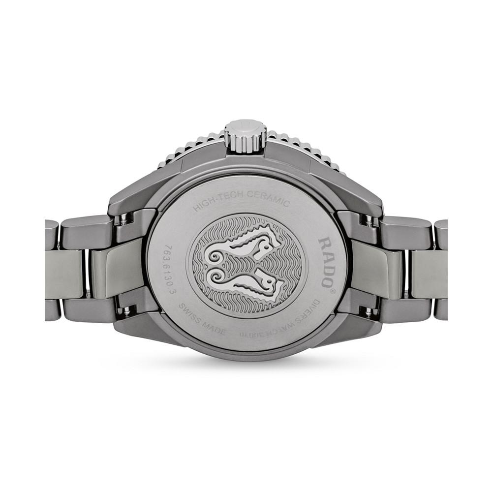 Men's Swiss Automatic Captain Cook Gray High Tech Ceramic Bracelet Watch 43mm商品第3张图片规格展示