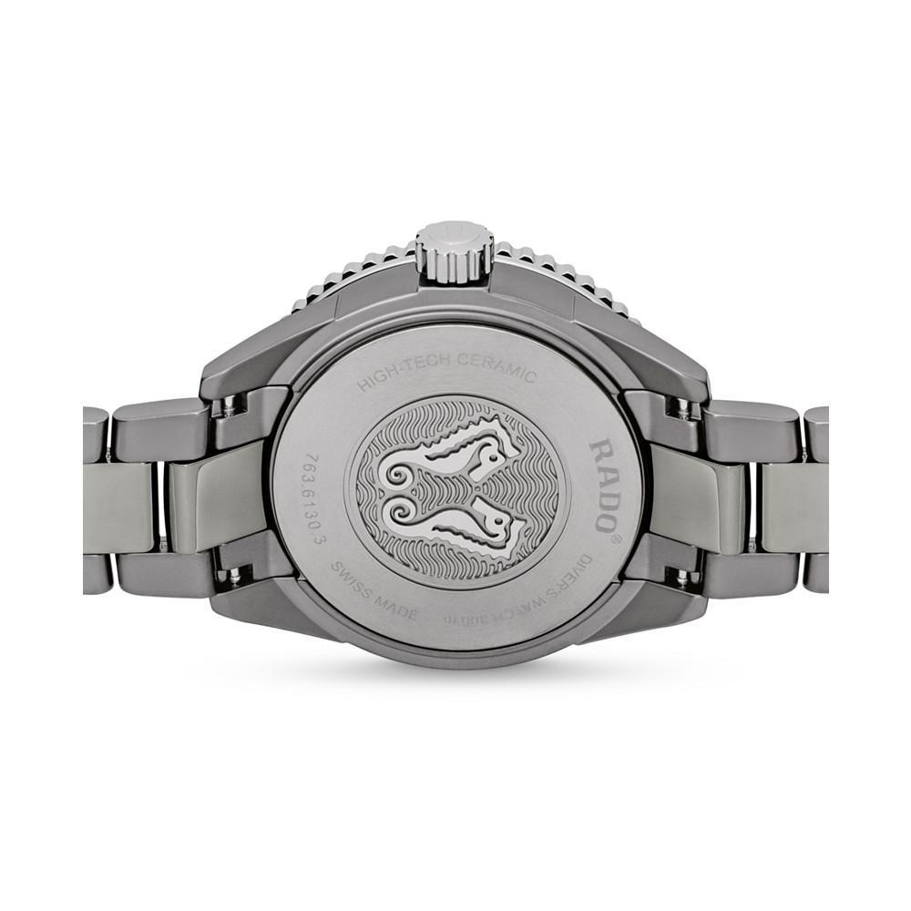 商品Rado|Men's Swiss Automatic Captain Cook Gray High Tech Ceramic Bracelet Watch 43mm,价格¥26265,第5张图片详细描述