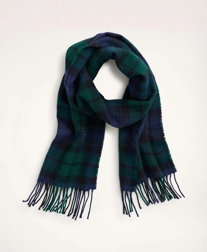 商品Brooks Brothers|Lambswool Black Watch Tartan Scarf,价格¥1025,第1张图片