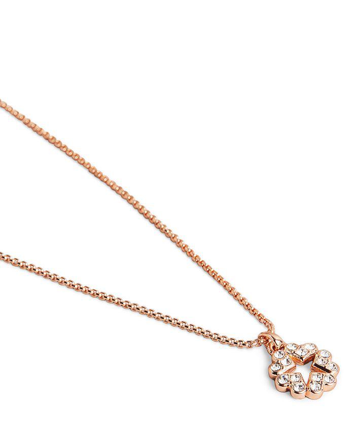 Hayzzel Pavé Heart Star Pendant Necklace, 16.5"-18.5"商品第2张图片规格展示