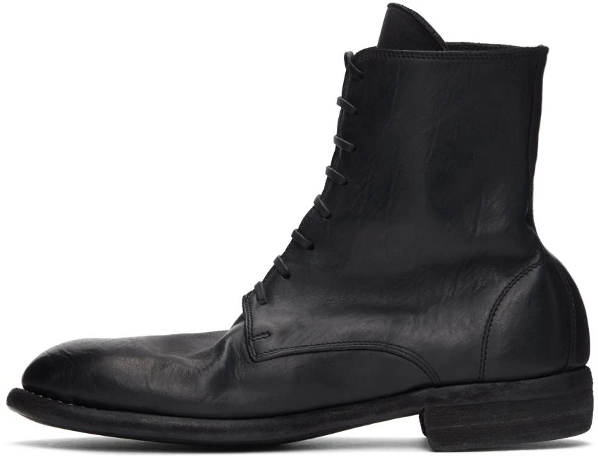 商品guidi|Black 995 Lace-Up Boots,价格¥3210,第3张图片详细描述