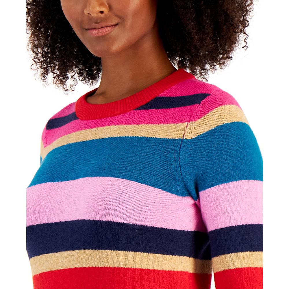 Women's Striped Pullover Sweater, Created for Macy's商品第3张图片规格展示