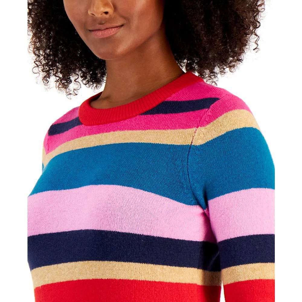 商品Charter Club|Petite Party Stripe Sweater, Created for Macy's,价格¥80,第3张图片详细描述