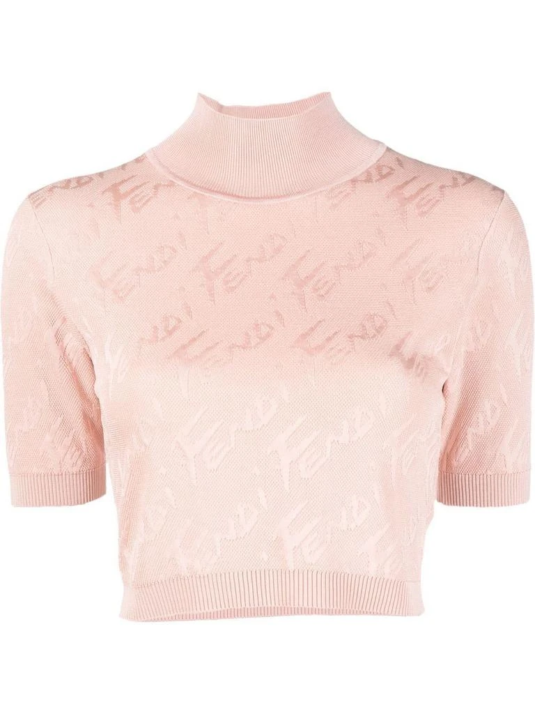 商品Fendi|Fendi Women's Pink Viscose Sweater,价格¥7557,第1张图片
