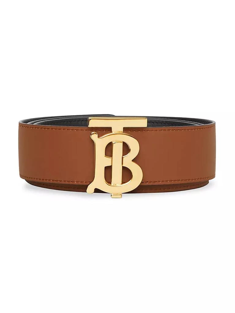 商品Burberry|Reversible Monogram Motif Leather Belt,价格¥3614,第3张图片详细描述