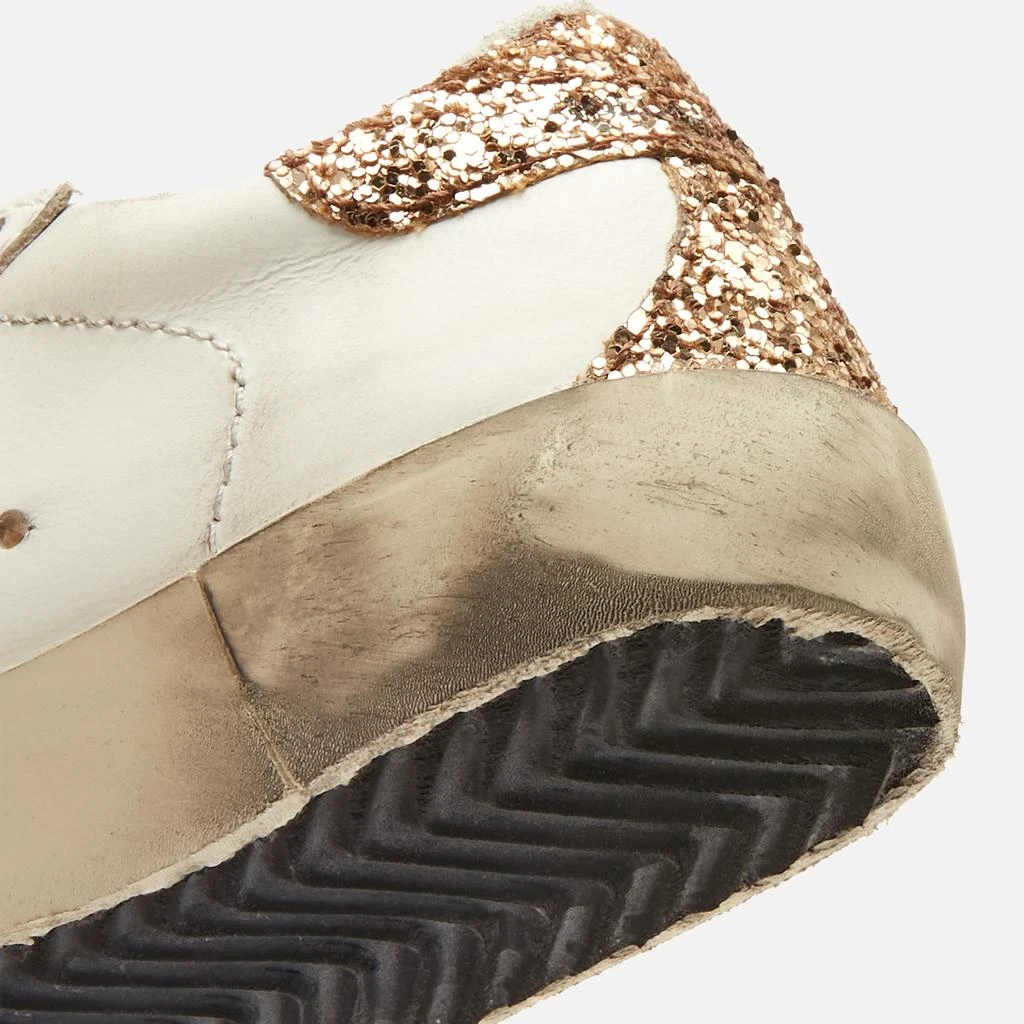 商品Golden Goose|Golden Goose Toddlers' Suede Toe and Leather Old School Trainers - White/Ice/Gold,价格¥891,第4张图片详细描述