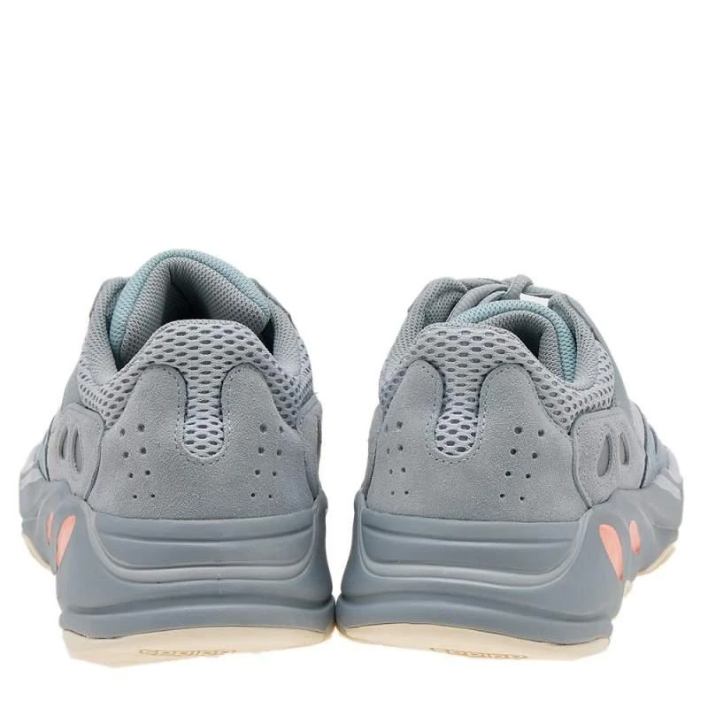 商品[二手商品] YEEZY|Yeezy x Adidas Grey/Blue Suede And Mesh Boost 700 V2 Inertia Sneakers Size 43 1/3,价格¥2680,第5张图片详细描述