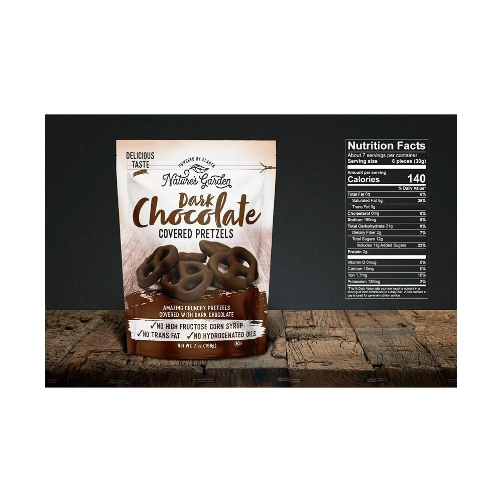 商品Nature's Garden|Dark Chocolate Covered Pretzels,价格¥89,第3张图片详细描述