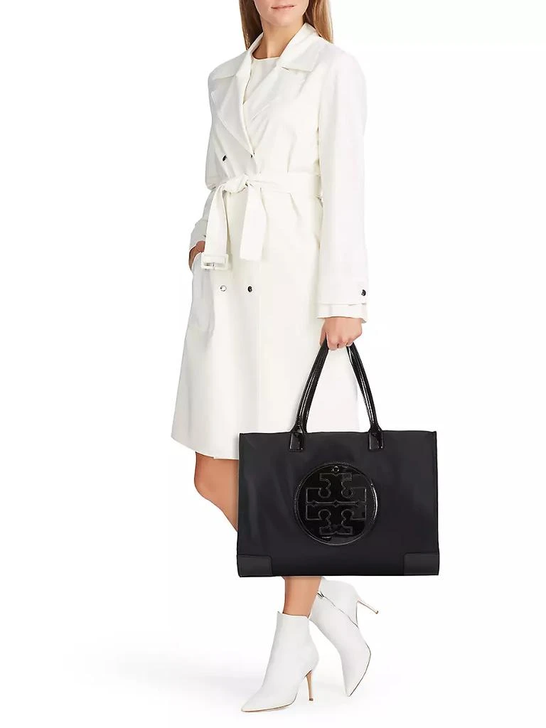 商品Tory Burch|Ella Patent Logo Tote Bag,价格¥1394,第2张图片详细描述