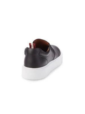 商品Bally|Leather Slip On Sneakers,价格¥2201,第3张图片详细描述