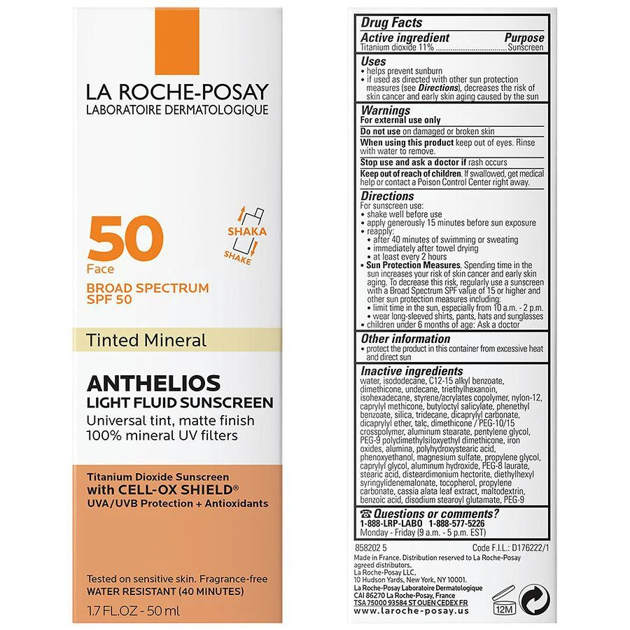 La Roche-Posay Anthelios Sunscreen for Face SPF 50 4