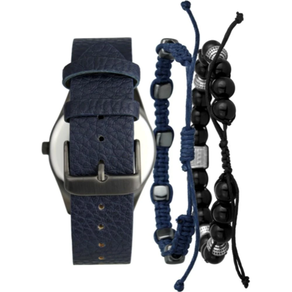 商品INC International|Men's Faux-Leather Strap Watch 43mm Gift Set, Created for Macy's,价格¥310,第2张图片详细描述