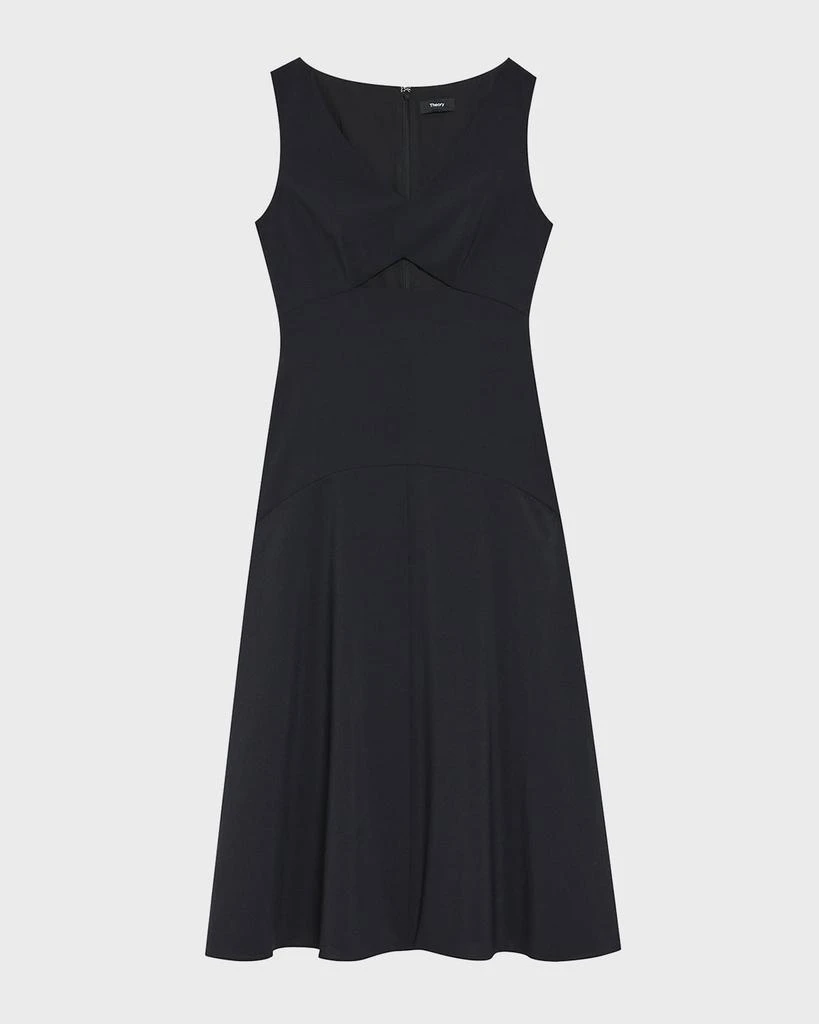 商品Theory|Sleeveless Cutout Midi Dress,价格¥767,第2张图片详细描述