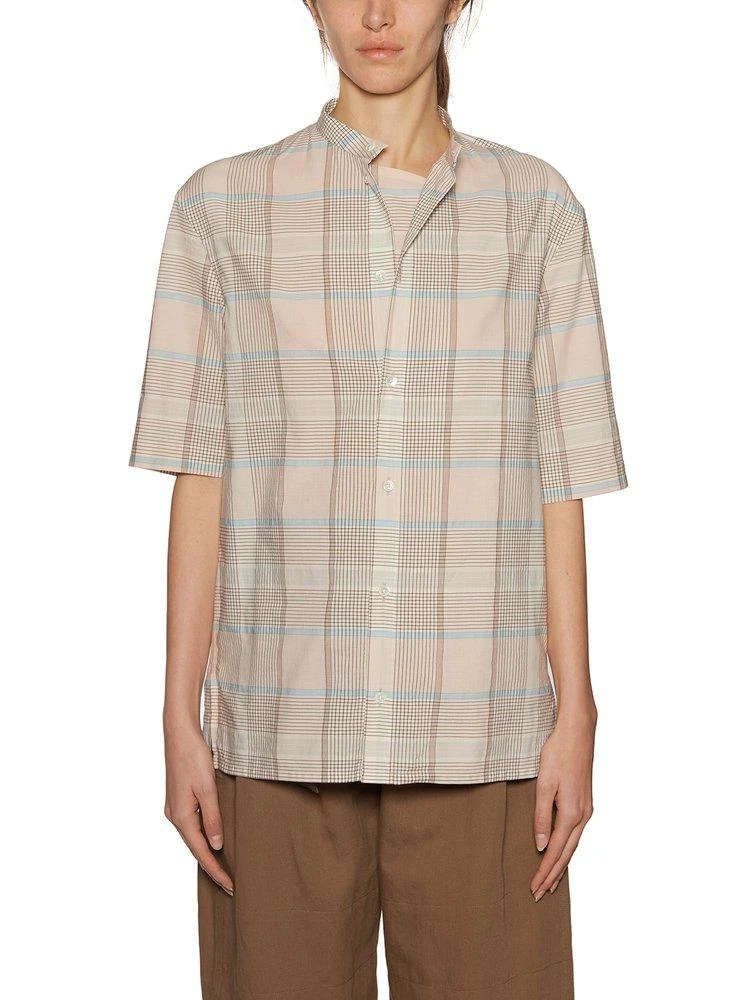 商品Lemaire|Lemaire Checked Slit Short-Sleeved Shirt,价格¥2016,第1张图片