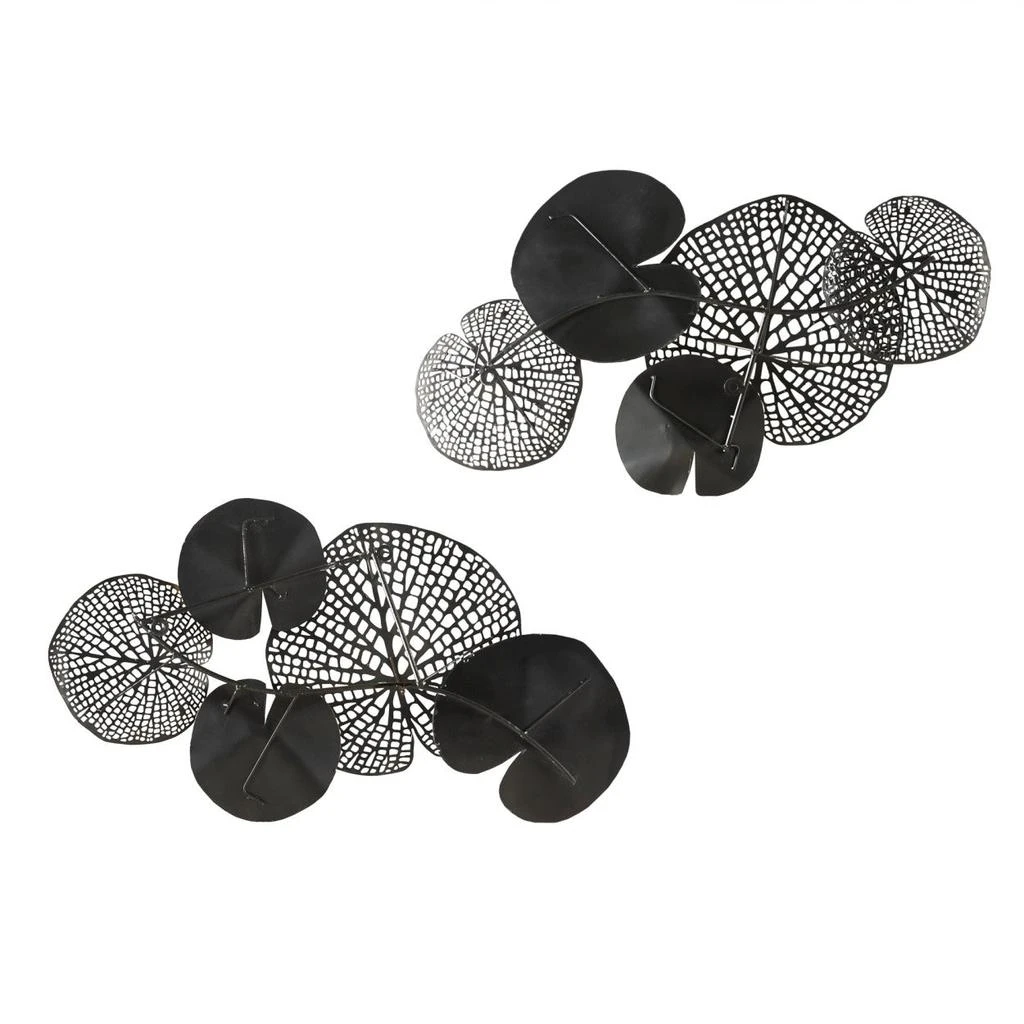 商品Simplie Fun|Lenzie Multi-colored Lily Pad Leaves 2-piece Metal Wall Decor Set,价格¥1595,第5张图片详细描述