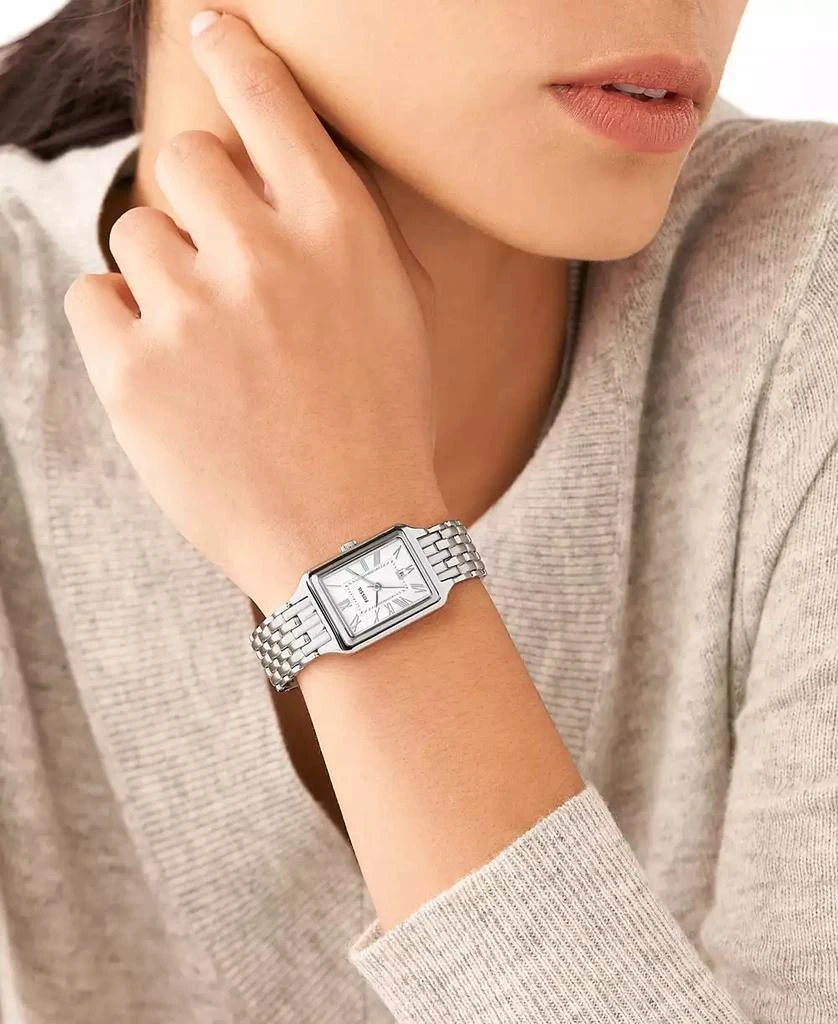 商品Fossil|Women's Raquel Silver-Tone Stainless Steel Bracelet Watch, 23mm,价格¥1273,第5张图片详细描述