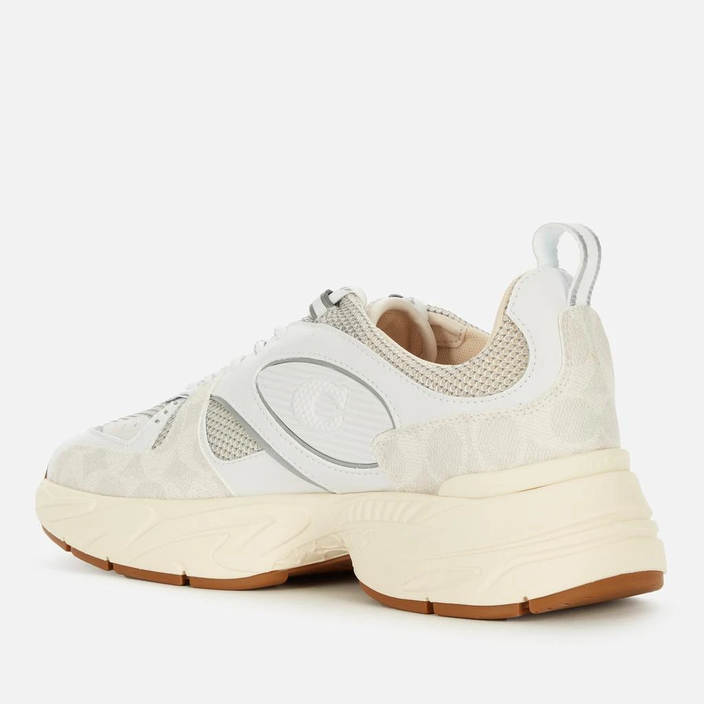 商品Coach|Coach Men's Tech Running Style Trainers - Optic White,价格¥692,第2张图片详细描述