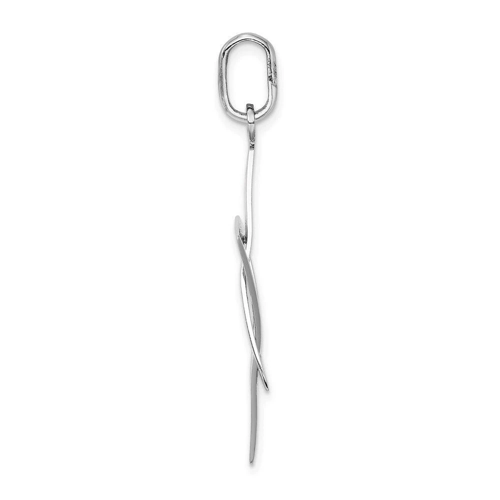 商品Diamond2Deal|14K White Gold Elongated Star Of David Charm,价格¥3027,第2张图片详细描述