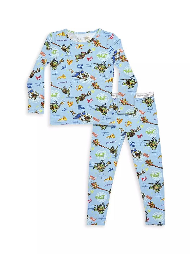 商品Bellabu Bear|Little Kid's & Kid's Teenage Mutant Ninja Turtles: Mutant Mayhem Movie Pajamas Set,价格¥292,第1张图片