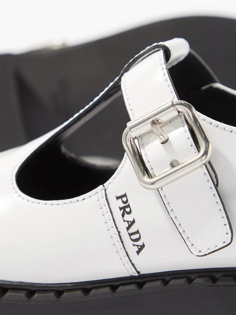 Logo-print leather Mary-Jane shoes 商品