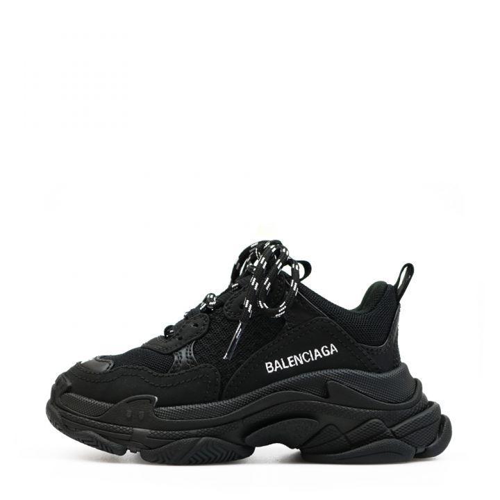 商品Balenciaga|黑色 Triple S 运动鞋 童款,价格¥2690,第1张图片