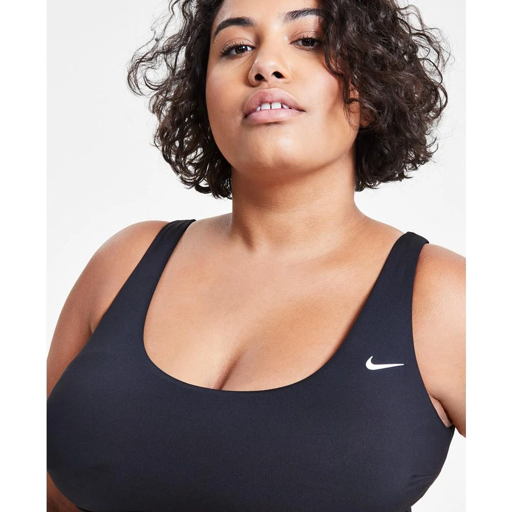 商品NIKE|Plus Size Essential Scoop-Neck Midkini Top,价格¥197,第3张图片详细描述