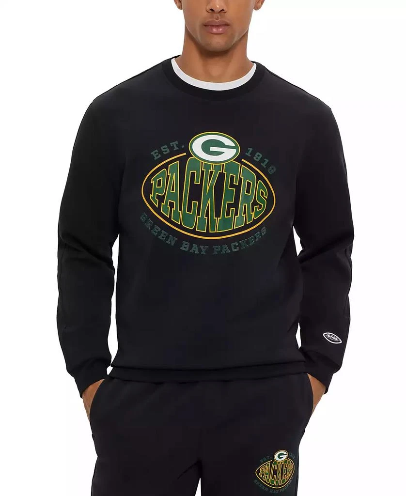 商品Hugo Boss|Men's BOSS x Green Bay Packers NFL Sweatshirt,价格¥557,第1张图片