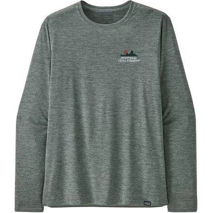 商品Patagonia|Cap Cool Daily Graphic Long-Sleeve Shirt - Lands - Men's,价格¥269,第5张图片详细描述