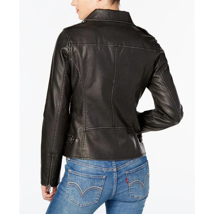 商品Lucky Brand|Distressed Faux-Leather Moto Jacket,价格¥748,第2张图片详细描述