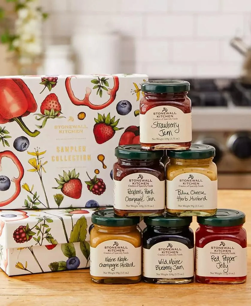 商品Stonewall Kitchen|Classic Jam Sampler Collection Gift Set,价格¥281,第1张图片