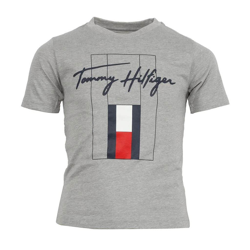 商品Tommy Hilfiger|Tommy Hilfiger Little Boy's Signature Short Sleeve Graphic Tee,价格¥61,第1张图片