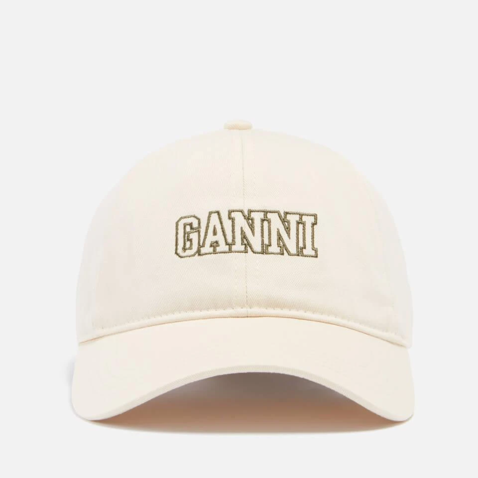 商品Ganni|Ganni Software Logo-Embroidered Organic Cotton Baseball Cap,价格¥315,第1张图片